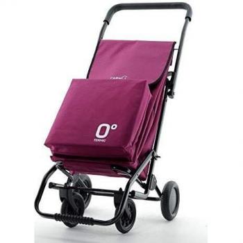 Carro de Compras Granate Garmol con Ruedas Giratorias