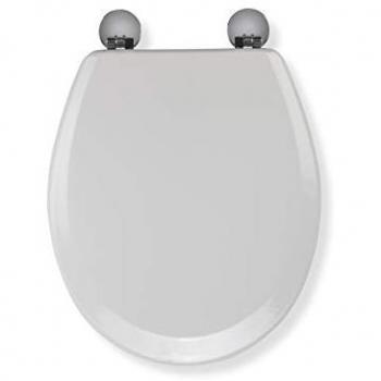 Soft Close Round Wooden Toilet Seat