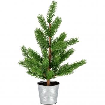 Albona Tannenbaum-Set 25 × 55 cm – Grün/Braun für festliche Räume