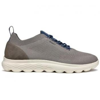Sneaker Uomo Geox Sferica Dove Grey/Dark Avio