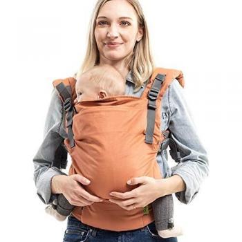 Sac à dos souple et structuré, réglable et ajustable pour les bébés de 3 à 20 kilos (Rouge)