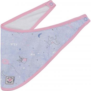 Sanetta Zirkus‑Trend-Tuch in Dreieckform – Hellblau/Pink