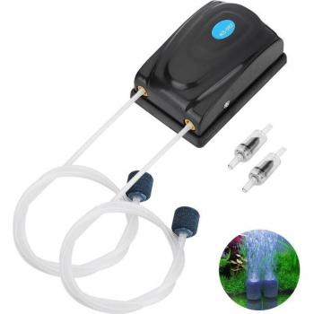 Pompe Mini Air 5W – Bulleur Silencieux, Tuyau, Pierre à Air, Anti-Retour