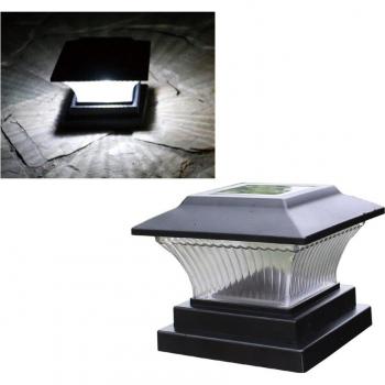 Pilar Luminoso Solar ABS Cálido