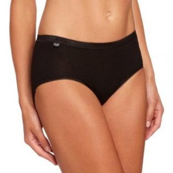 Sloggi Mujeres Basic+ Midi Bragas de Algodón con Lycra Freefit X-Move