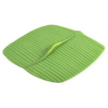 Couvre-plat Silicone – Feuille de Bananier – Vert – 1402EU