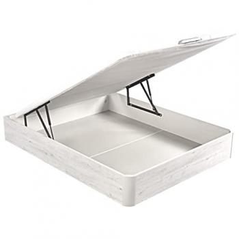 Canapé abatible gran capacidad What The Sleep, color glaciar, 140x190