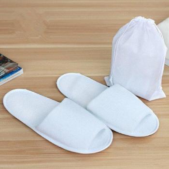 Zapatillas plegables para hombre, uso en hoteles, 10 pares desechables