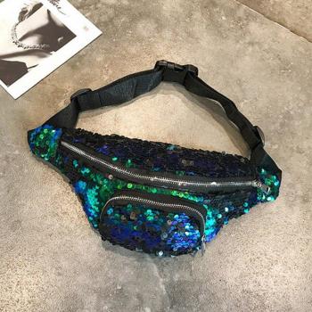 Twilight Tide Glitter Fanny Pack