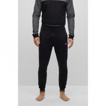 BOSS Pantalones de Chándal con Bordado Negro