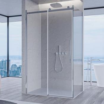 Doccia Porta Scorrevole 8mm Euclide 70x140