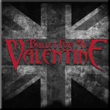 Aimant Frigo Bullet For My Valentine Union Jack Noir et Rouge