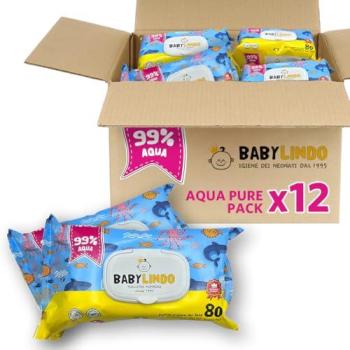 LINDO BABY Toallitas Húmedas 99% Agua – Pack Eco-Amigable 960 – Cuidado Natural y Suave