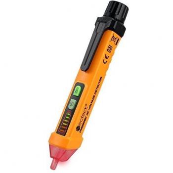 Neoteck Penna Rilevatore Tensione 12-1000V AC con Clip Tascabile e Luci LED