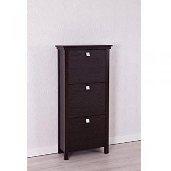 TOPKIT | Mueble Zapatero CANTABRIA 21ab | Armario Zapatero | Zapatero Estrecho | Wengue