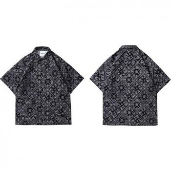 Chemise de plage harajuku pour hommes