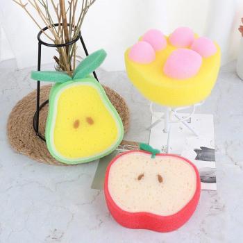 Esponjas de Baño con Diseños de Frutas