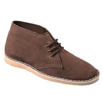 Pegasus Men's Suede Desert Boot – Standard Fit, Brown, 8