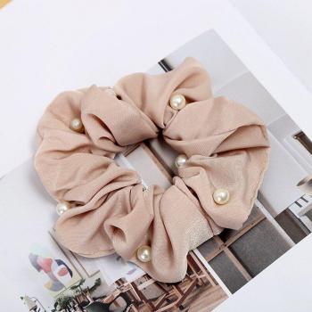 Chouchou Élastique avec Détails en Perles