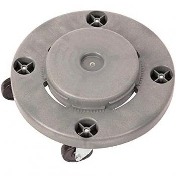 Jantex Grey Plastic Bin Dolly with 4 Castors