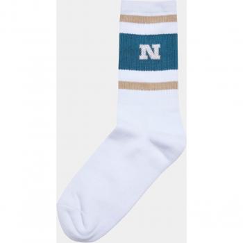 Urban Classics College Team Socken beige/bottlegreen/weiß