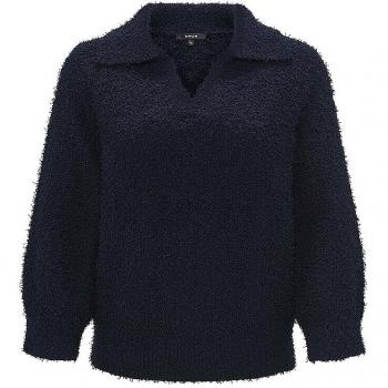 OPUS Damenpullover Troyer Dunkelblau, Größe 40