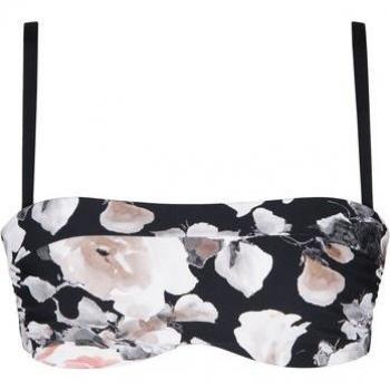 Maillot bandeau noir Hawaii de Lisca