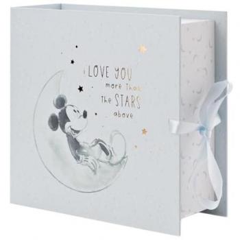 Baby Mickey Keepsake Box with Moon and Stars – Blue