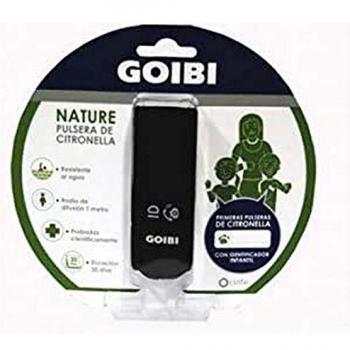 GOIBI PULSERA DE CITRONELLA NATURE 1 PULSERA NEGRA