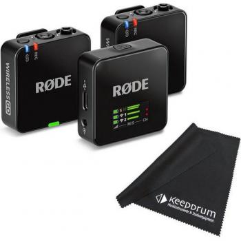 RØDE Funkmikrofon-System Wireless GO Gen 3 mit Tuch
