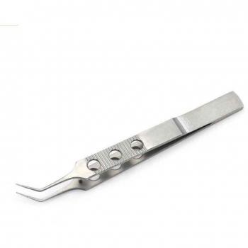 11 cm Metall‑Pinzette mit Verzahnungsprofil für Augenheilkunde