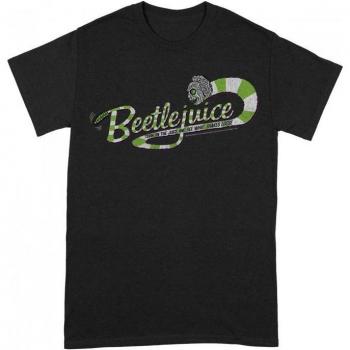 T-shirt Unisex Adulto Sandworm Beetlejuice Nera