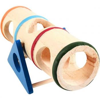 Tubo de Madera para Jugar de Hámster