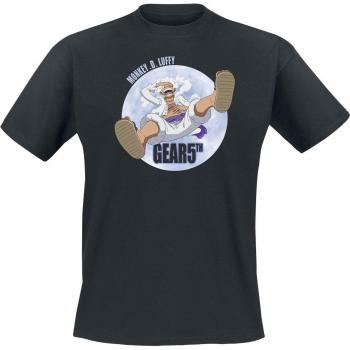 One Piece Fanartikel: Gear 5 T-Shirt schwarz (Herren)