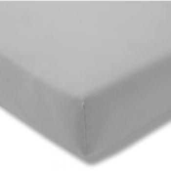 Spannbettlaken ESTELLA Jersey-Stretch-Spannbetttuch grau (platin)