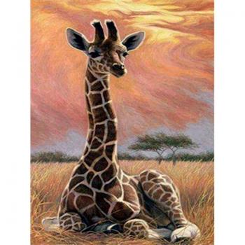 Kit de Perçage Diamant Girafe