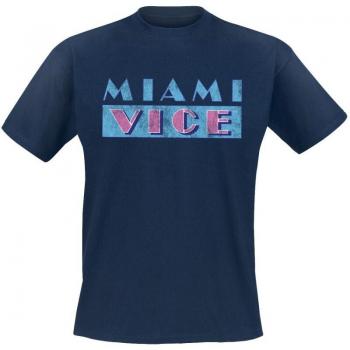 Short Sleeve Miami Vice Tee – Noir/Marine – Hommes – Variété de tailles S‑XXL