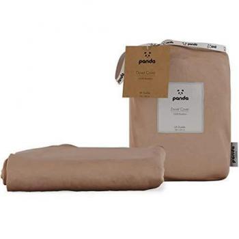 Panda 100% Bamboo Duvet Cover (Misty Blue, AU Double) (213 x 213 cm)