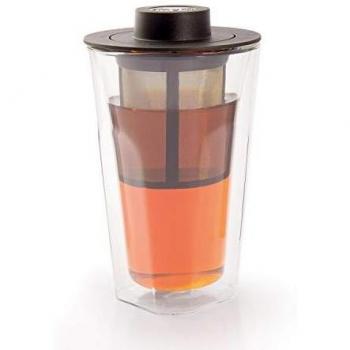 BPA‑freier Finum Smart Brew Teekessel: Glas, Filter, Abtropfschale