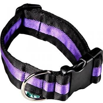 Arppe „MacQueen“ Schwarz-Violett Nylon-Kette, gepolstert