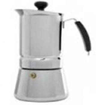 Oroley Arges Cafetera Italiana de Acero Inoxidable 4 Tazas