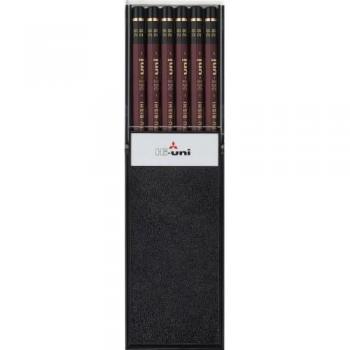 Mitsubishi Hi-Uni 2B Graphite Pencils, 12‑Pack Deluxe