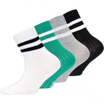 Ewers Kinder‑Socken Rippe 4er Pack (Multi/Grün)