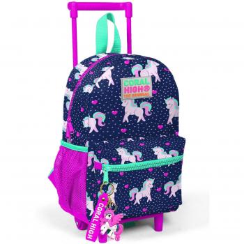 Dual-Compartment Unicorn Squeegee Bag – Navy Blue & Pink