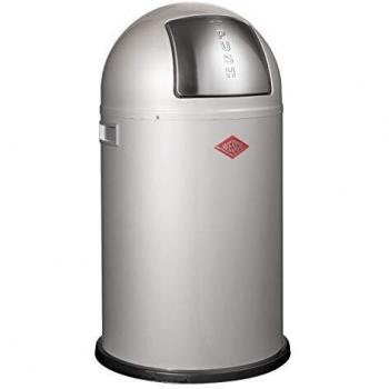 Wesco Pushboy Junior 22 L Silver Waste Container