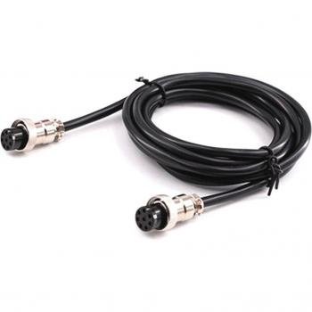 Connecteur Aéronautique Femelle Double GX16