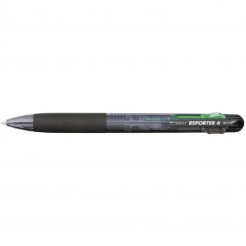 Vierfarbig Reporter-Stift von Tombow (BC‑FRC12) – Lose, Schwarztransparent