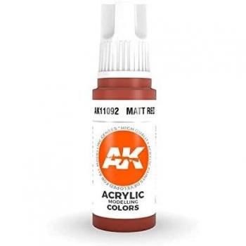 Matte Red 3Gen Acrylic by AK Interactive – 17 ml Pack