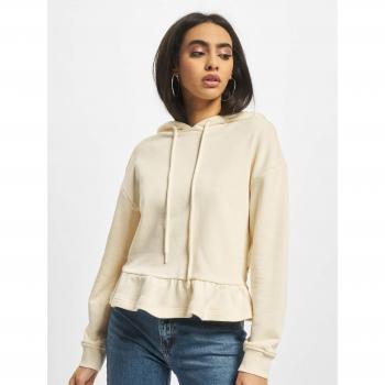 Urban Classic Stofdame Hoodie – Volants, Natuurlijk