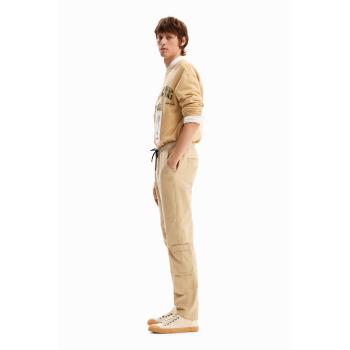 Pantalon de sport cargo marron Desigual taille 34 homme